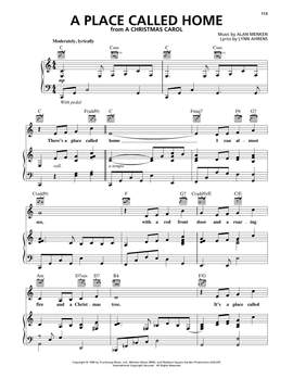 Alan Menken & Lynn Ahrens: A Place Called Home (from A Christmas Carol)