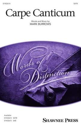 Mark Burrows: Carpe Canticum (Seize The Song)