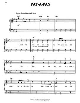 Bernard de la Monnoye: Pat-A-Pan (Willie, Take Your Little Drum)