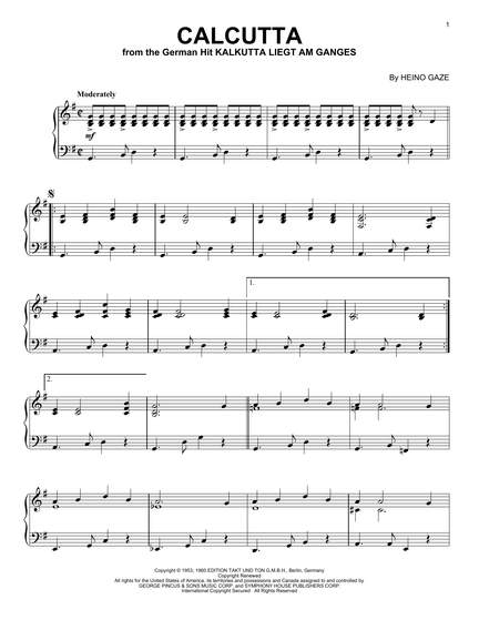 Lawrence Welk: Calcutta