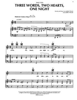 Mark Collie: Three Words, Two Hearts, One Night