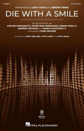 Bruno Mars & Lady Gaga: Die With A Smile (arr. Mark Brymer)