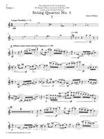 Robert Walker: String Quartet No. 1 - Violin 1 Product Image