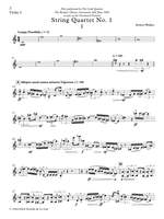 Robert Walker: String Quartet No. 1 - Violin 2 Product Image