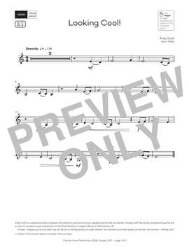 Andy Scott: Looking Cool! (Grade 1, list B3, from the ABRSM Clarinet Syllabus from 2026)