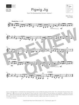 Mike Mower: Pigwig Jig (Grade 2, list A2, from the ABRSM Clarinet Syllabus from 2026)