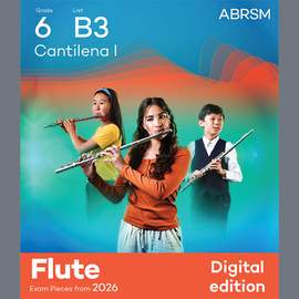 Fredrik Sixten: Cantilena I (Grade 6, list B3, from the ABRSM Flute Syllabus from 2026)