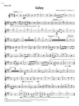 Oscar E. Williams, Jr.: Safety - F Horn