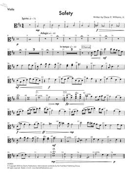 Oscar E. Williams, Jr.: Safety - Viola