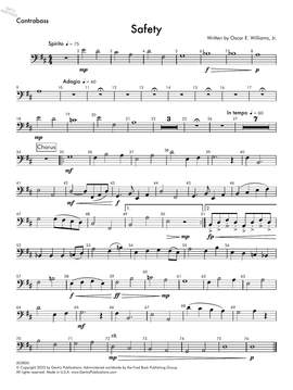 Oscar E. Williams, Jr.: Safety - Contrabass