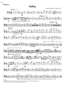 Oscar E. Williams, Jr.: Safety - Bassoon