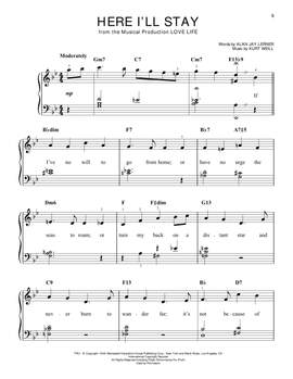 Kurt Weill: Here I'll Stay