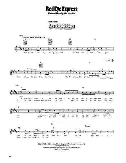 John Sebastian: Red Eye Express