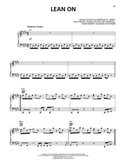 Rebecca St. James: Lean On