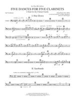 Alfred Reed: Five Dances for Five Clarinets - Trombone 2 Product Image