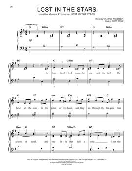 Kurt Weill: Lost In The Stars