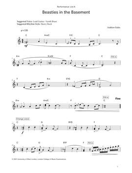 Andrew Eales: Beasties in the Basement (from LCME Electronic Keyboard Grade 5 List A)