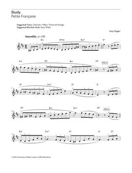 Tony Pegler: Petite Française (from LCME Electronic Keyboard Study Grade 4)