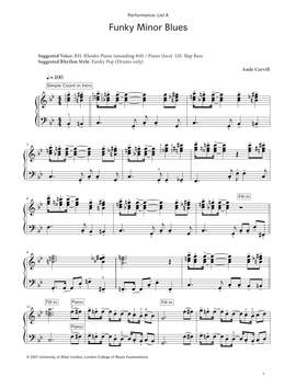 Andy Carvill: Funky Minor Blues (from LCME Electronic Keyboard Grade 7 List A)