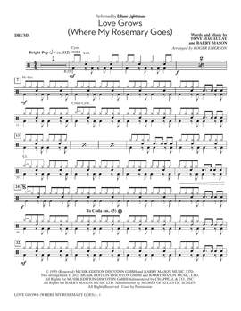 Edison Lighthouse: Love Grows (Where My Rosemary Goes) (arr. Roger Emerson) - Drums
