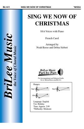 French Carol: Sing We Now of Christmas