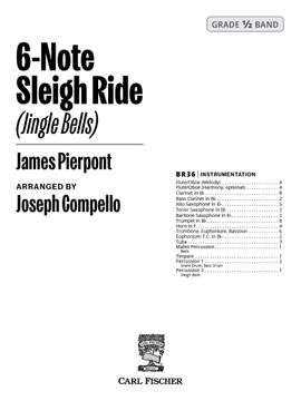 James Pierpont: 6-Note Sleigh Ride