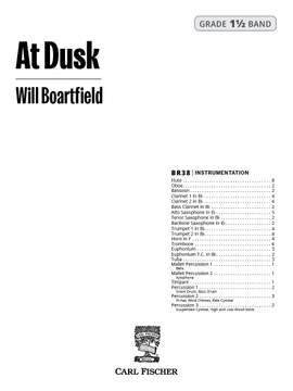 Will Boartfield: At Dusk