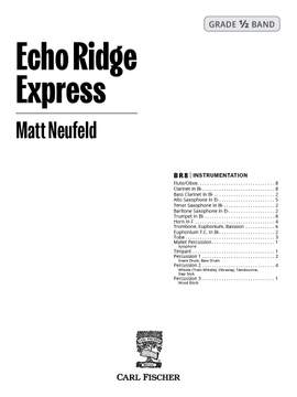 Matt Neufeld: Echo Ridge Express