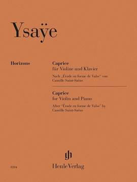 Ysaÿe, E: Caprice for Violin and Piano