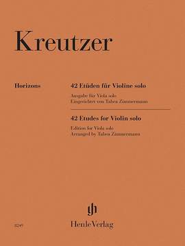 Kreutzer, R: 42 Etudes for Violin solo