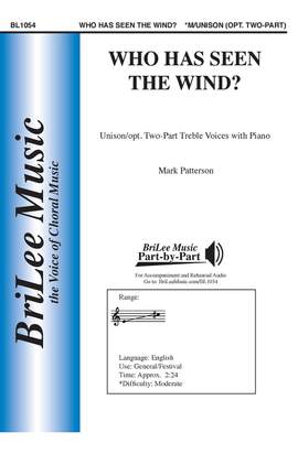 Mark Patterson: Who Has Seen the Wind?