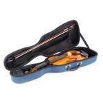 4/4 full-size moulded violin case - Blue Product Image