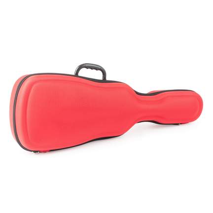 4/4 full-size moulded violin case - Red