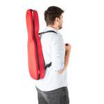4/4 full-size moulded violin case - Red Product Image