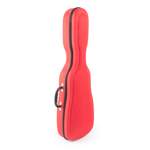 4/4 full-size moulded violin case - Red Product Image