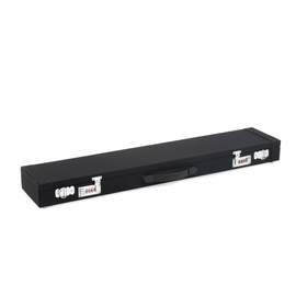 Bow case in black - 6 bows