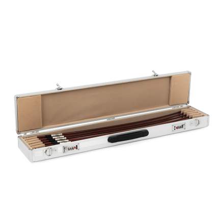 Multi-bow storage case in aluminium - 6 bows
