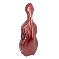 Polycarbonate 4/4 full-size cello case - Red