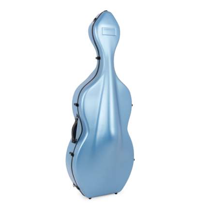 Polycarbonate 4/4 full-size cello case - Blue