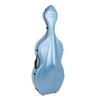 Polycarbonate 4/4 full-size cello case - Blue