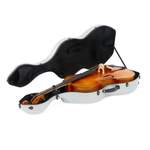 Polycarbonate 4/4 full-size cello case - Silver Product Image