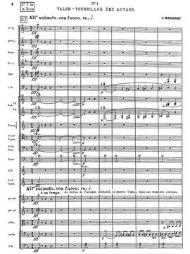 Massenet, Jules: Cigale' Suite pour orchestre (extrait du ballet)