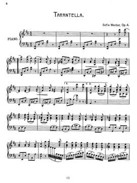 Menter, Sophie: Morceaux pour Piano. opp. 4,5,6,7