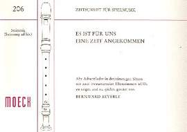 Es ist für uns eine Zeit angekommen