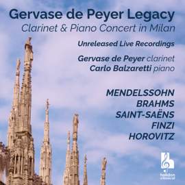 Gervase de Peyer Legacy - Clarinet & Piano Concert in Milan