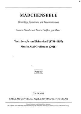 Groffmann, A: Mädchenseele