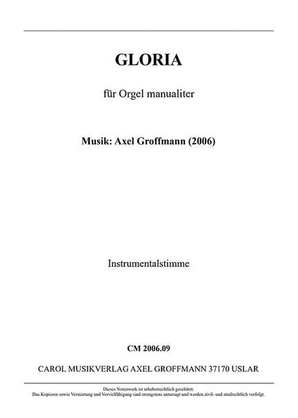 Groffmann, A: Gloria