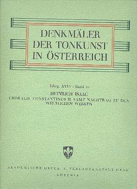 Isaac, H: Choralis Constantinus Teil 2 32