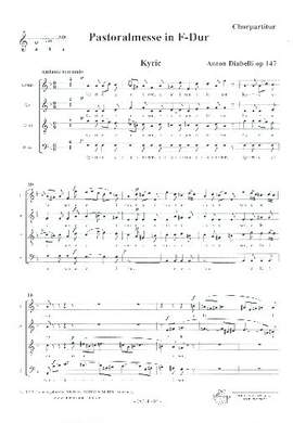 Diabelli, A: Pastoralmesse in F op. 147