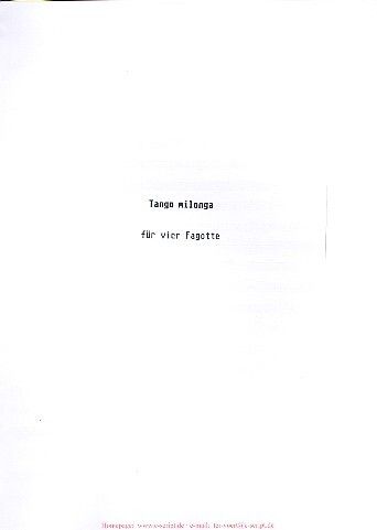 Voert, G T: Tango milonga
